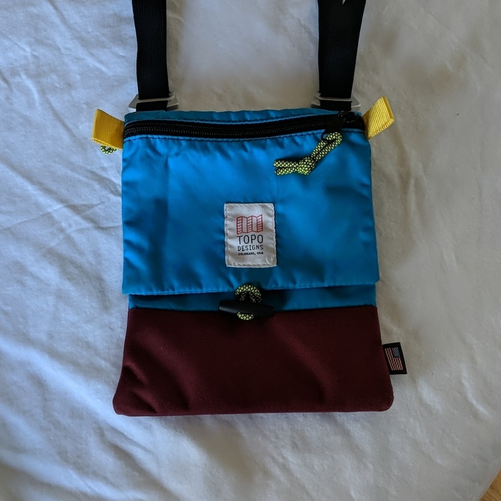 EUC Topo Designs Rover Micro Crossbody Purse